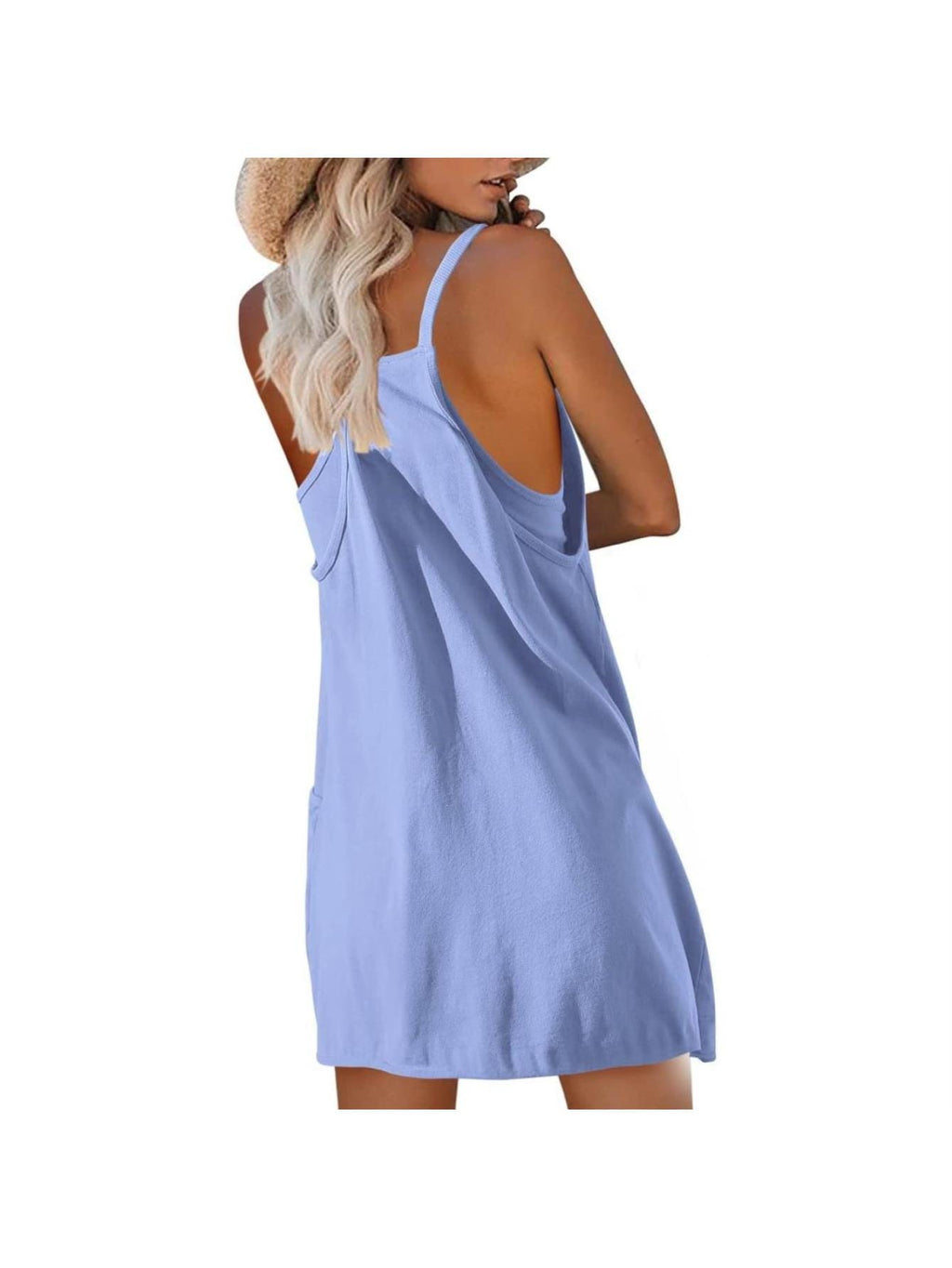 Women's Summer Mini Dress Casual Workout Tennis Dress With Shorts Sleeveless Althletic Dresses